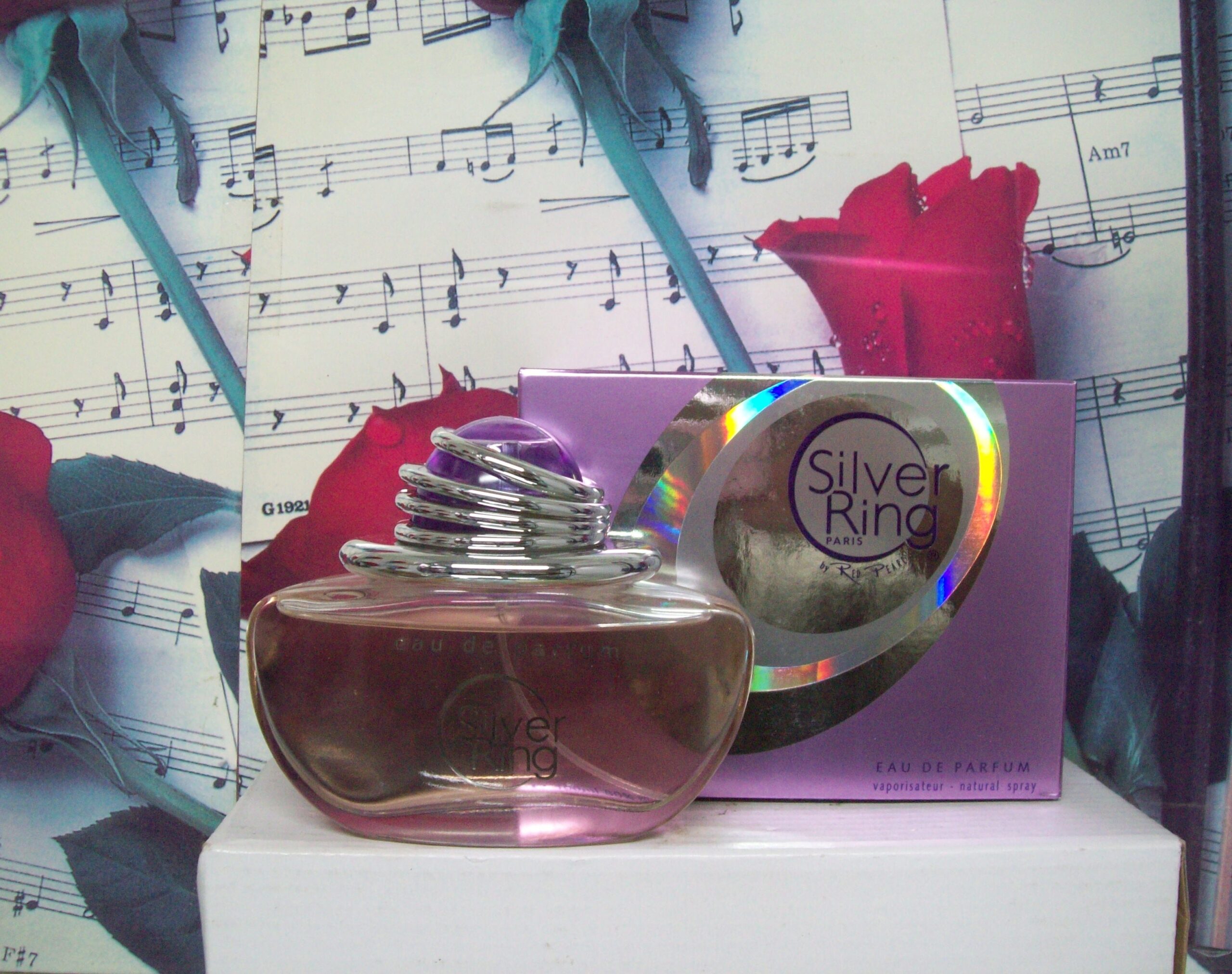 Silver Ring Red Pearl 3.3 OZ EDP Spray bottle