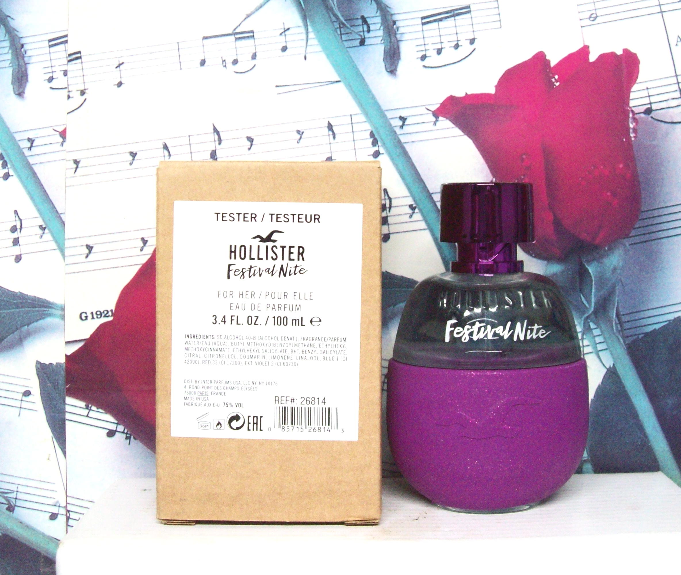 Festival Nite For Her By Hollister EDP Spray 3.4 OZ bottle