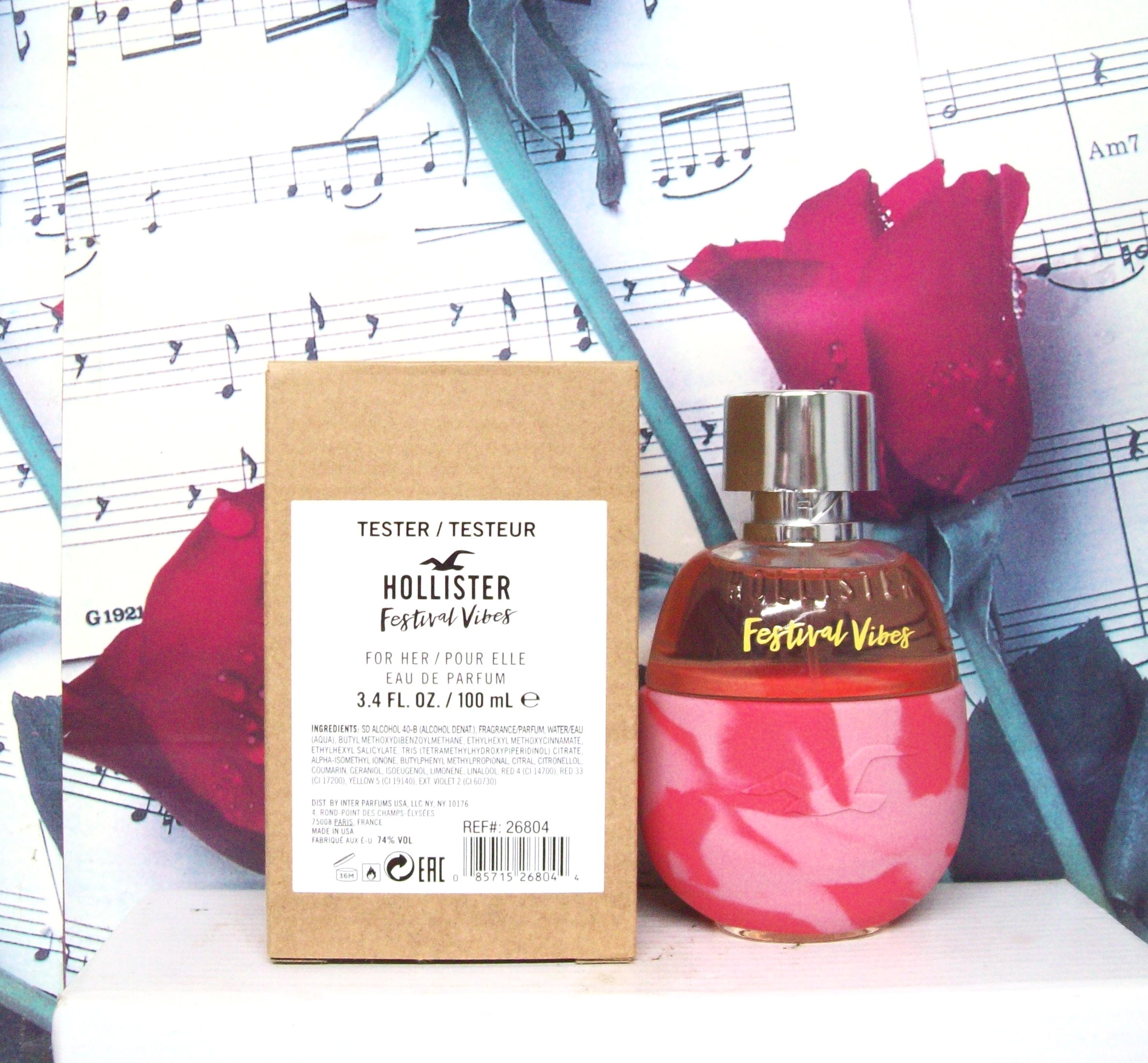 Festival Vibes For Her By Hollister EDP Spray 3.4 OZ bottle