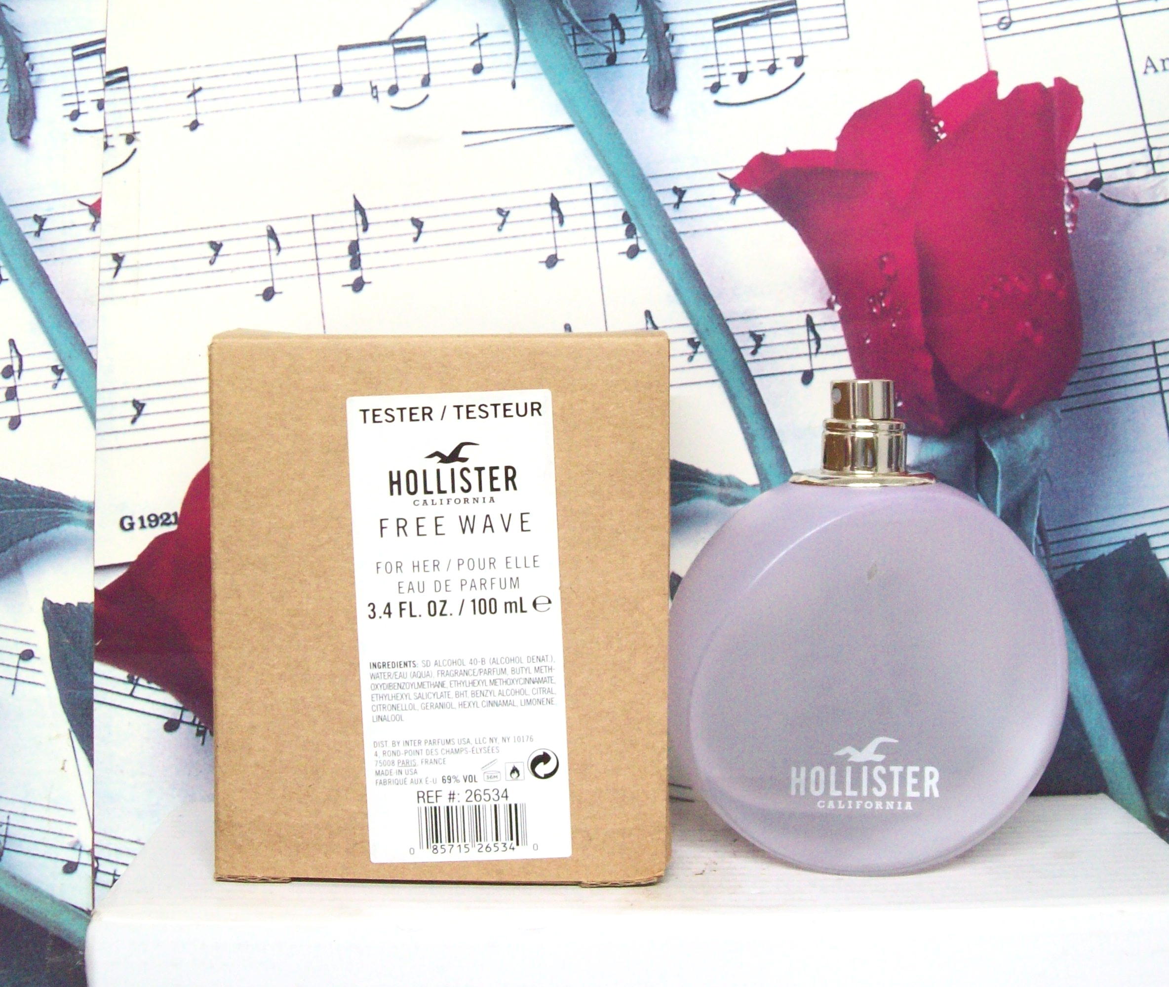 Free Wave For Her By Hollister EDP Spray 3.4 OZ bottle