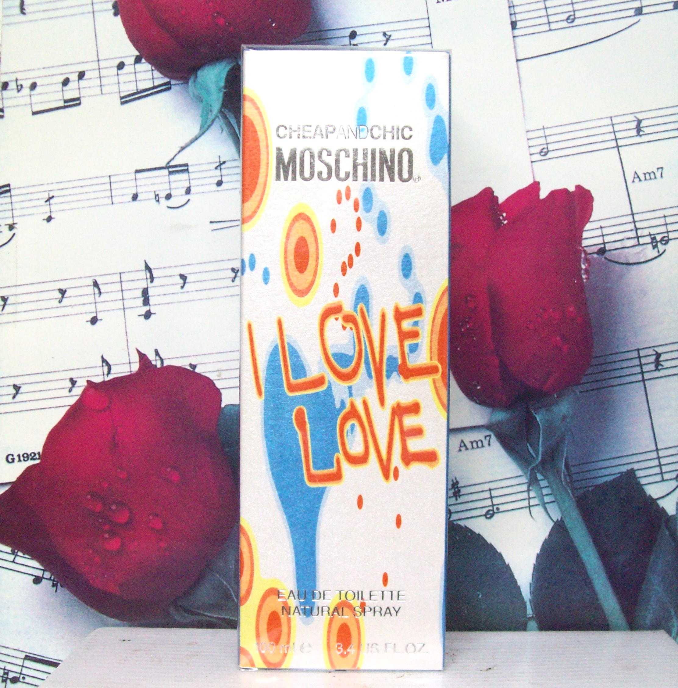 Cheap & Chic I Love Love By Moschino 3.4 oz EDT Spray bottle
