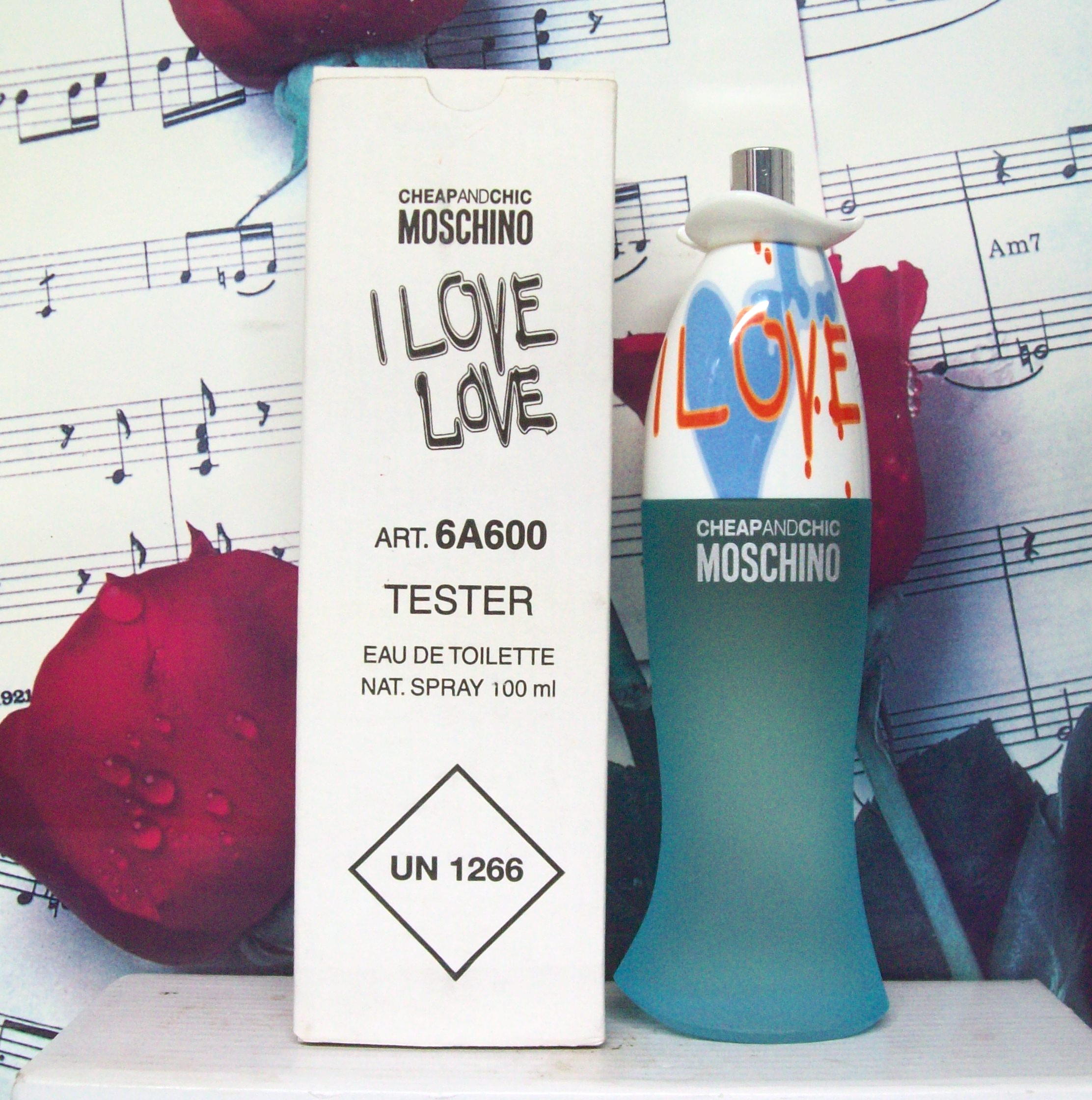 Cheap & Chic I Love Love By Moschino 3.4 oz EDT Spray bottle