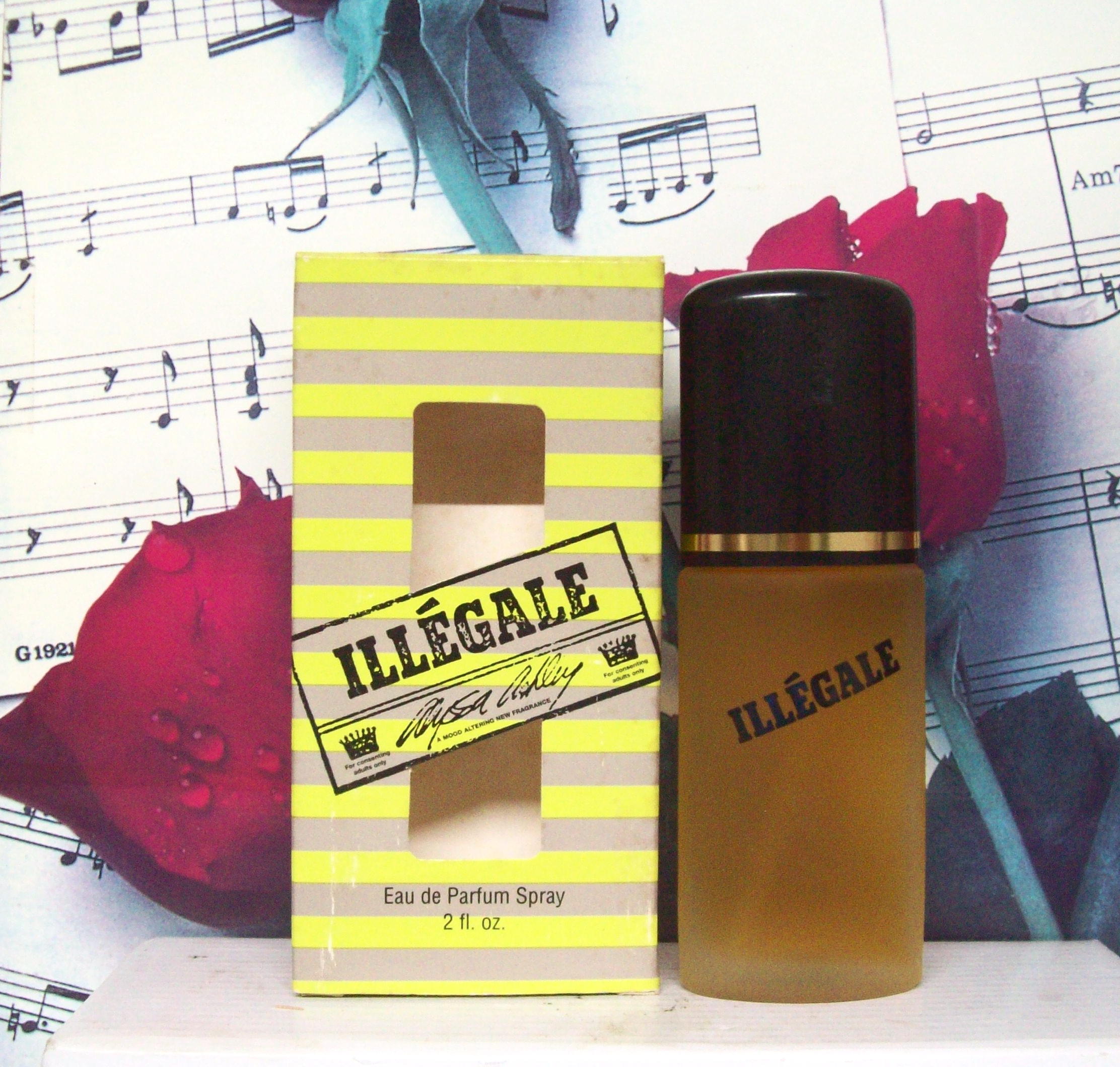 Illegale by Alyssa Ashley 2.0 oz EDP Spray bottle Illegale Alyssa Ashley women's perfume Alyssa Ashley Illegale Eau de Parfum 2.0 oz Illegale by Alyssa Ashley fragrance packaging