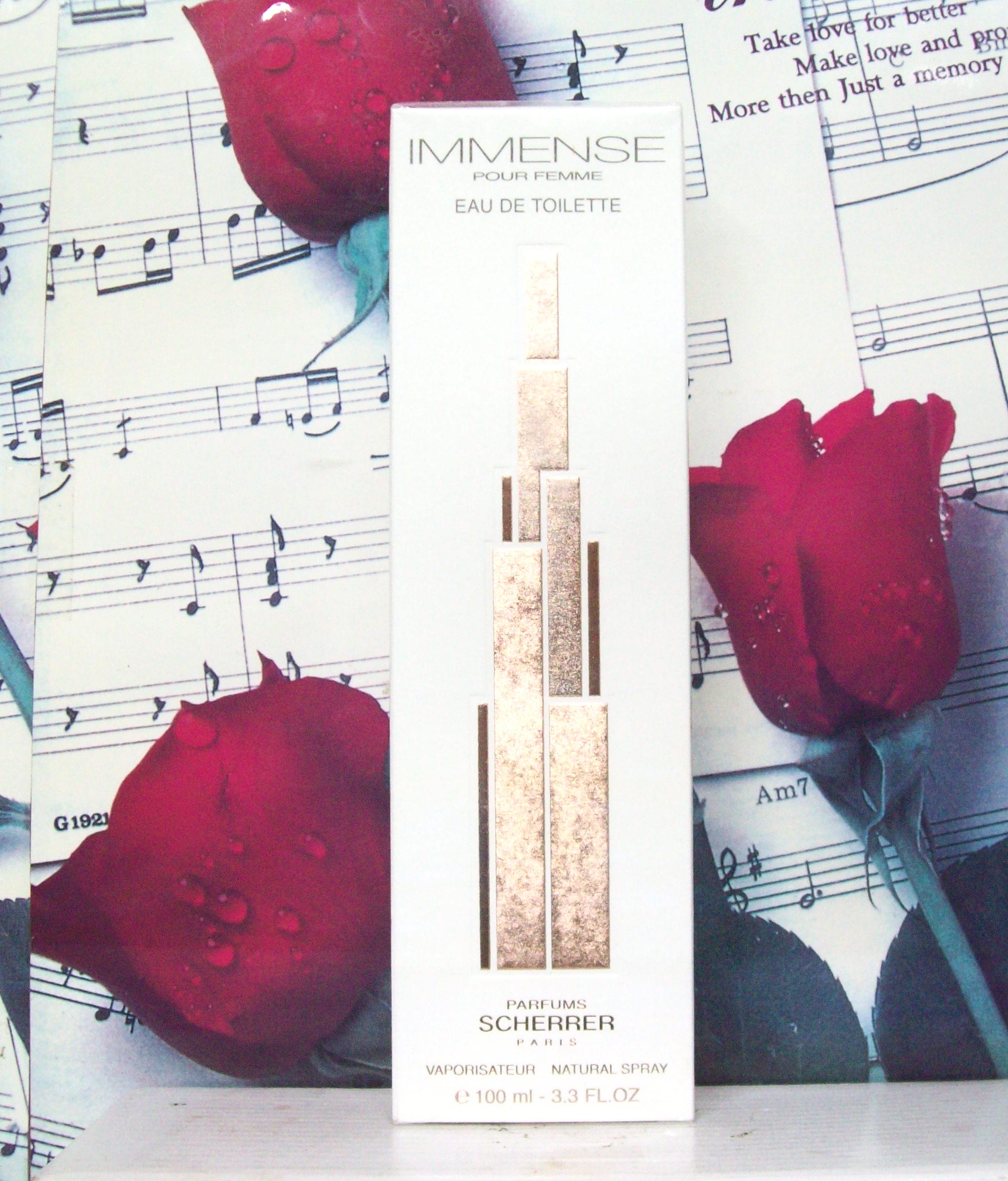 Immense Pour Femme By Scherrer 3.3 oz EDT Spray bottle