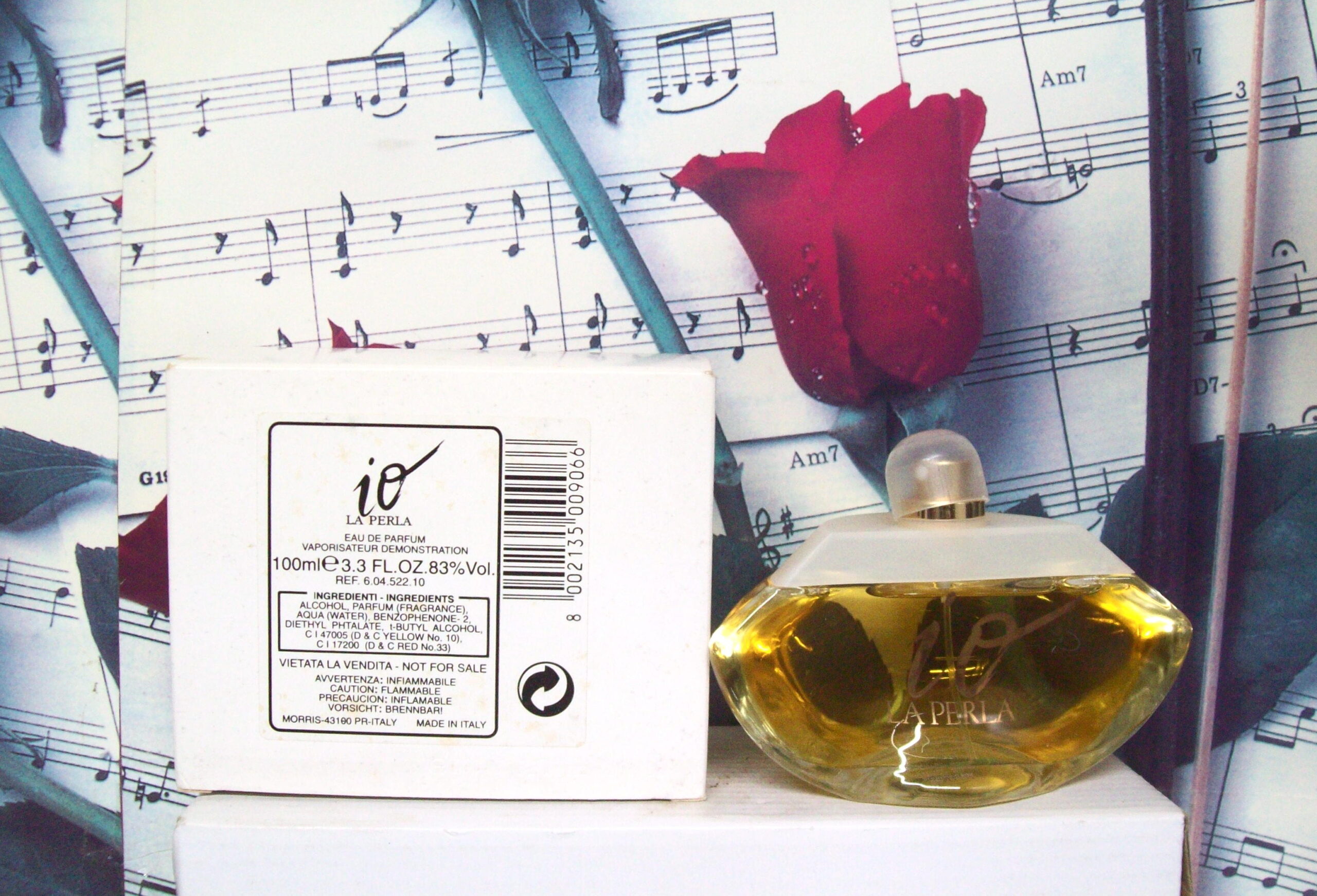 IO by La Perla EDP 3.3 oz Eau de Parfum bottle