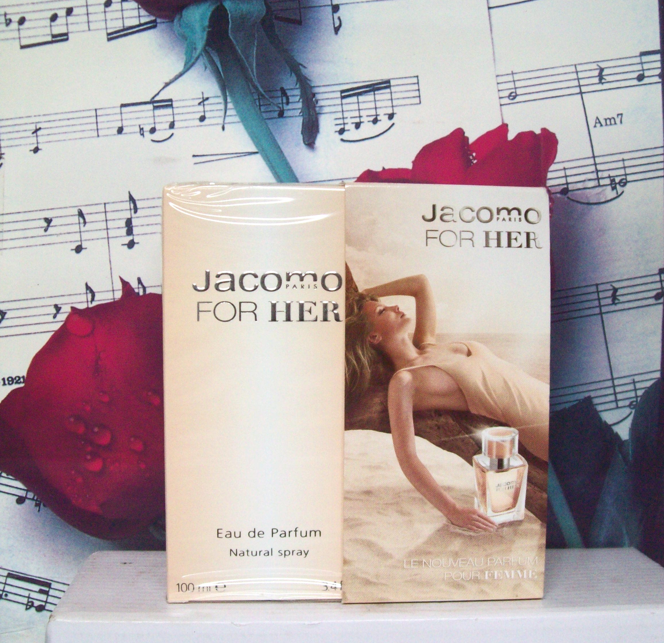 Jacomo for Her EDP 3.4 oz Eau de Parfum bottle