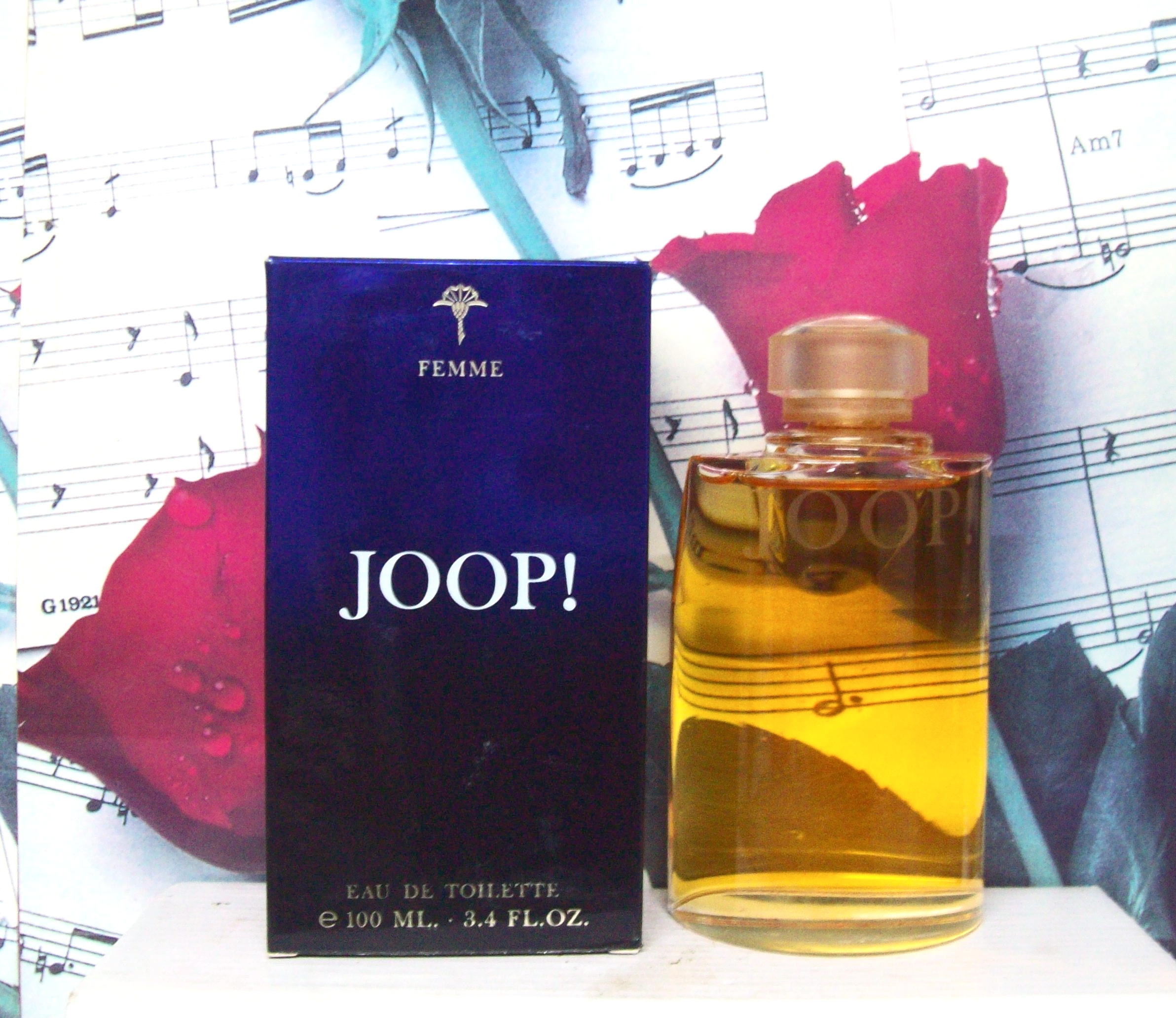 Joop Femme 3.4 oz EDT Splash Vintage perfume bottle