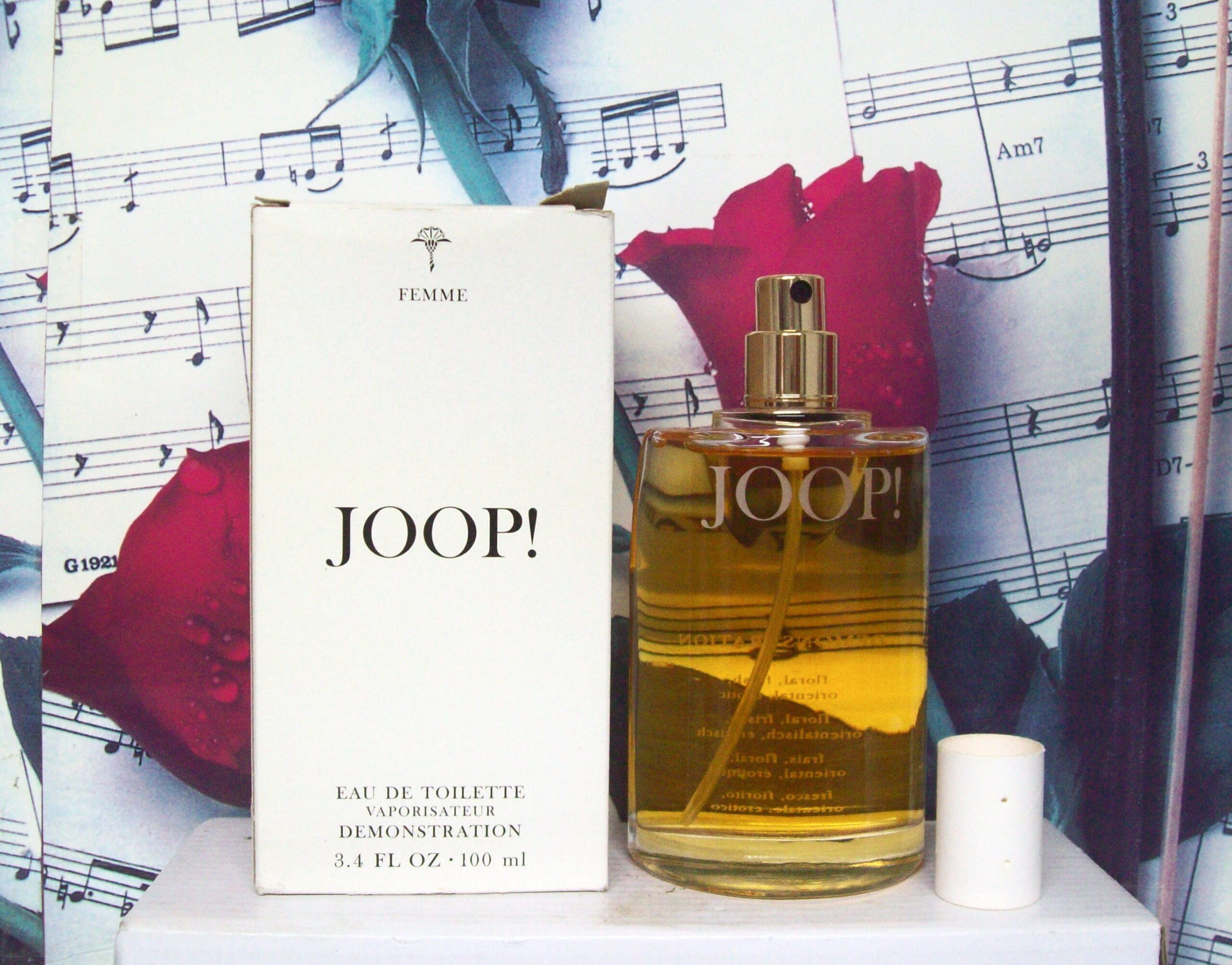 Joop Femme 3.4 oz EDT Spray Vintage perfume bottle