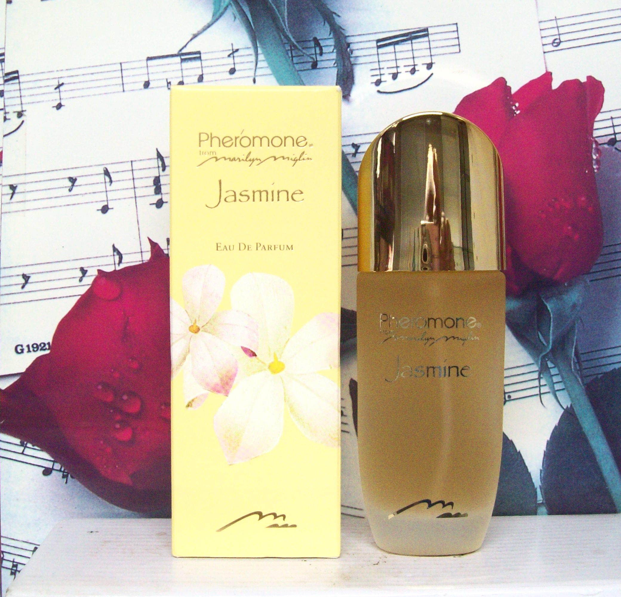 Pheromone Jasmine Marilyn Miglin EDP perfume bottle