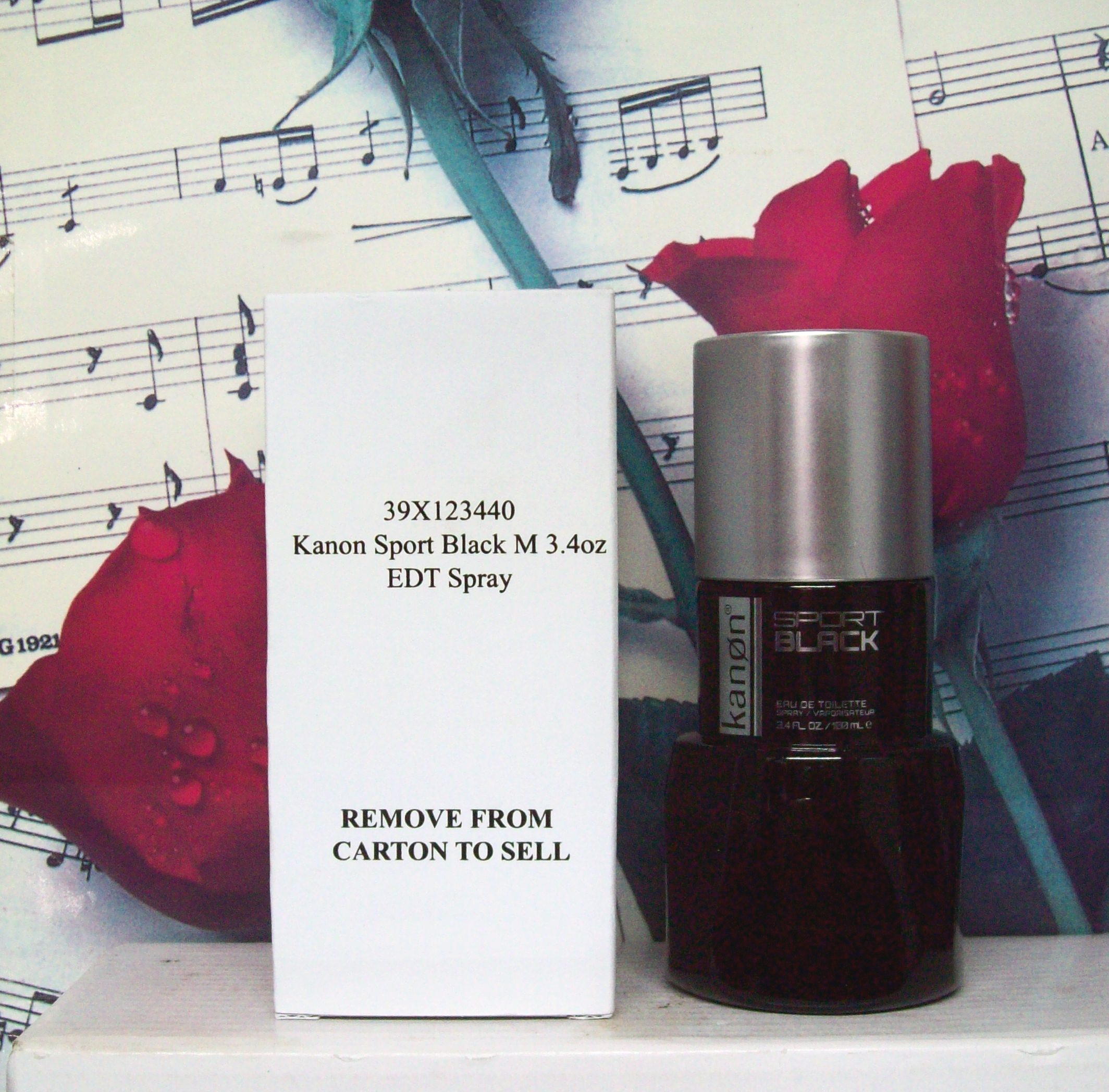 Kanon Sport Black For Men By Kanon 3.4 OZ. EDT Spray bottle