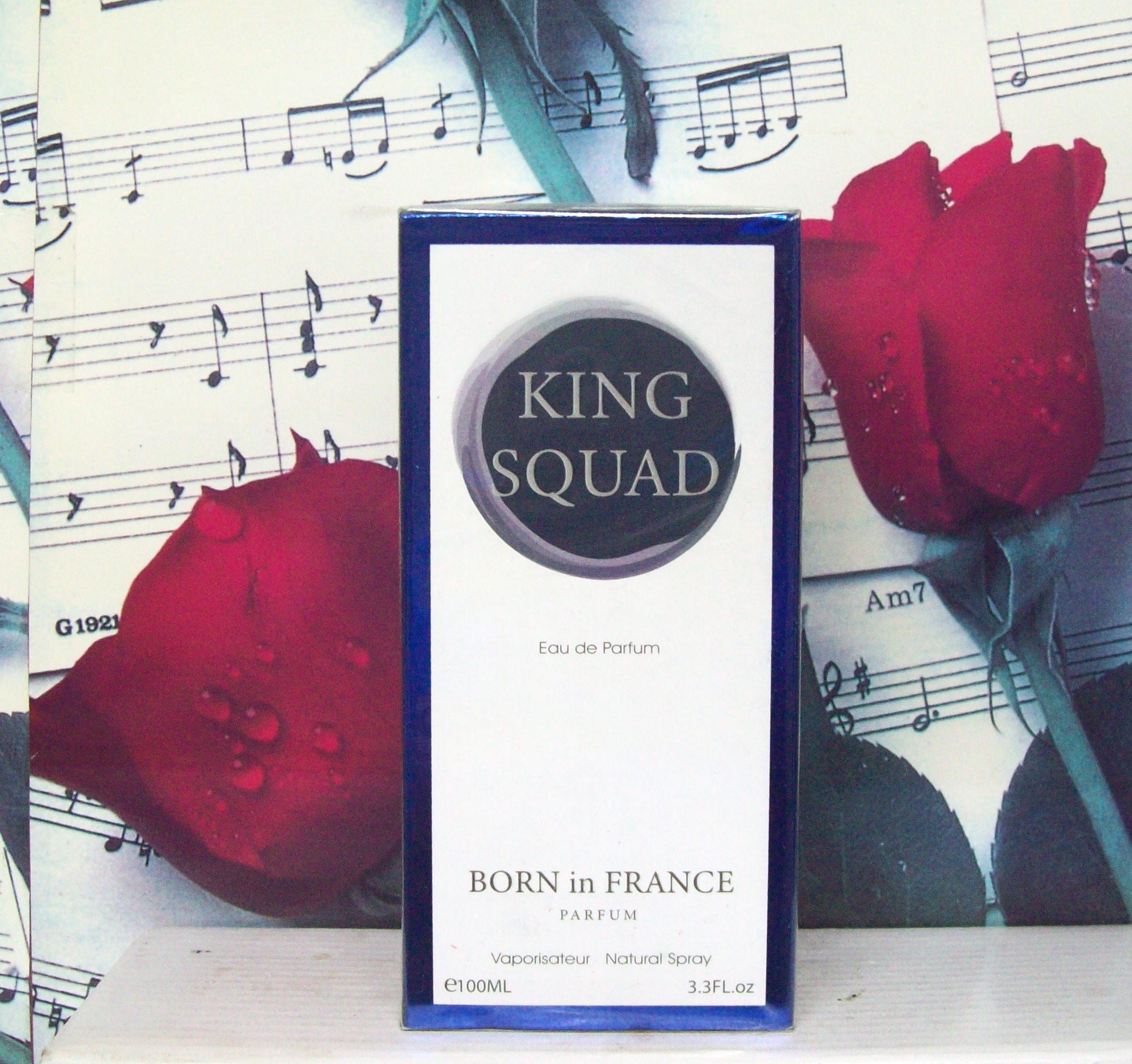 Born In France King Squad EDP by Reyane Tradition 3.3 OZ perfume bottle