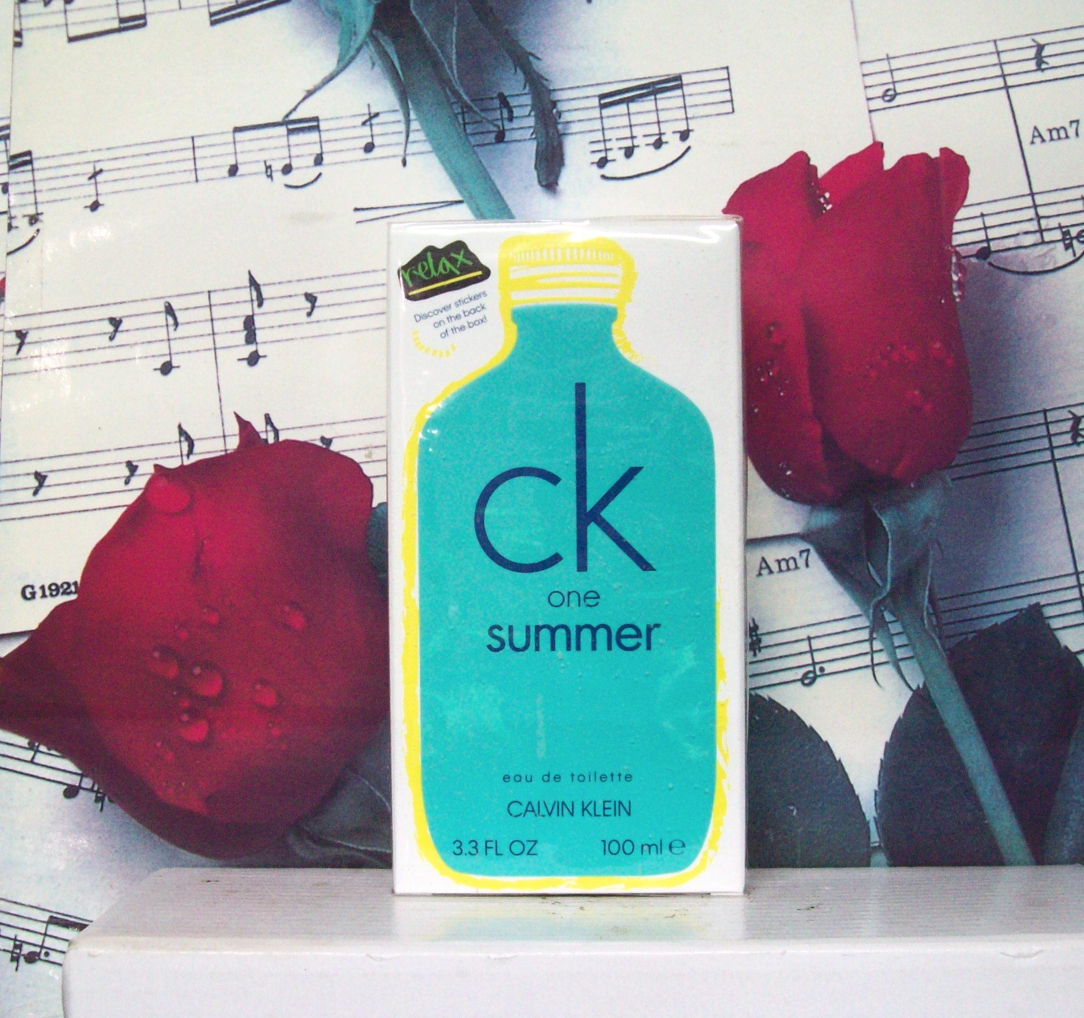 CK One Summer EDT Spray 3.4 OZ 2020 Edition bottle