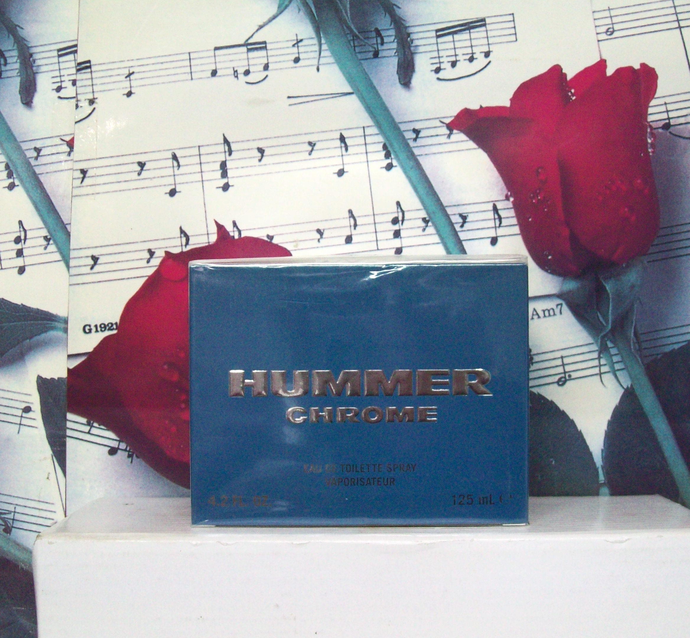 Hummer Chrome For Men 4.2 OZ. EDT Spray front view